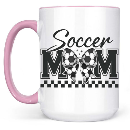 Retro Coquette Soccer Mom Mug – Sporty Mother’s Day Gift for Mom, Fun Retro Coffee Mug for Sporty Moms 682149