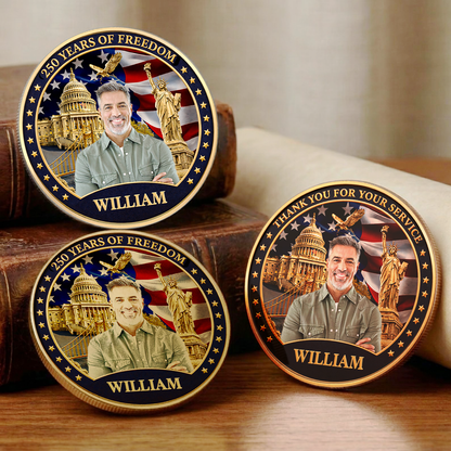 USA 250 Years Of Freedom Commemorative Coin | Patriotic Celebration 4th Of July Coin 684723