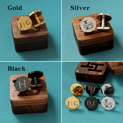 Personalized Best Man Cufflinks Gifts | Custom Name Wedding Gift For Groomsmen 684822