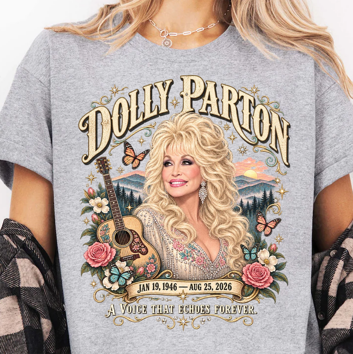 Dolly Parton Memorial Shirt, Vintage Country Music Tribute Tee 686036 WFD