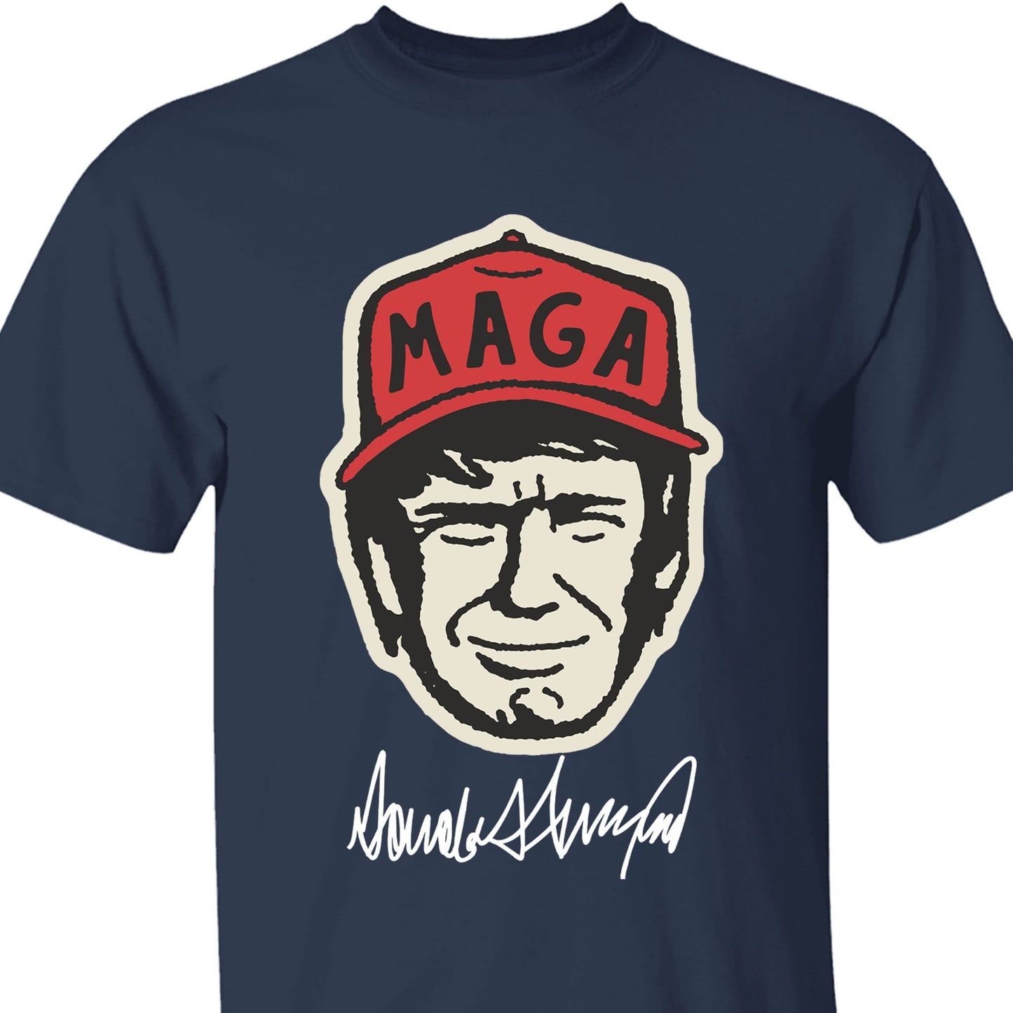 Trump MAGA Hat Cartoon Shirt | Trump 2024 Shirt | Trump Supporter Shirt Dark T1588 - GOP