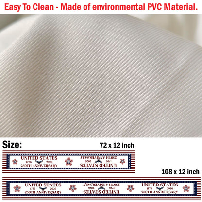 250 Year Celebration Table Runner | America 250th Anniversary Patriotic Decor | 1776–2026 Table Decoration 683626
