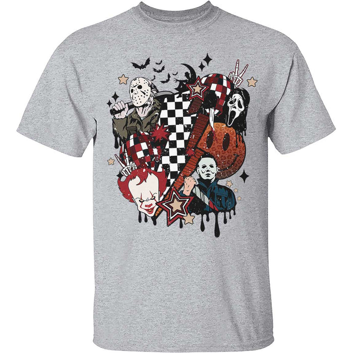 Horror Retro Halloween Shirt, Spooky Vibes, Scary Movie, Trendy Halloween Shirt 776V4