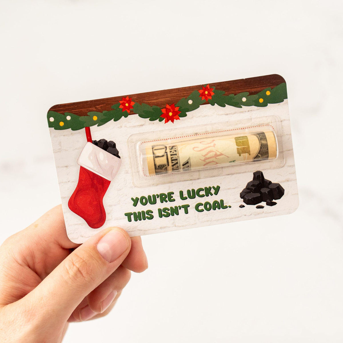 Personalized Funny Christmas Money Holder, Cash Holder Holiday Gift For Family 686699 WFD