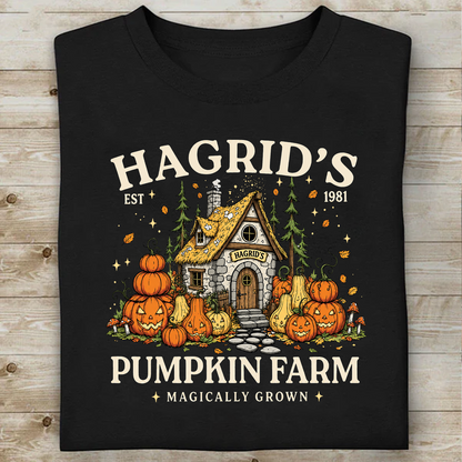 Hagrid's Pumpkin Patch Shirt, Wizard Halloween Tee, Pumpkin Farm Shirt, Spooky Season Gift 685840