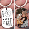 The Moment You Became My Daddy Keychain | Personalized Father’s Day Keyring with Photo Upload & Personalized Date | New Dad Gift 682262
