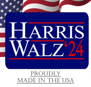 Kamala Harris Tim Walz 2024 Yard Sign with H Stake Double Sided for President Democrat Election Decor Blue