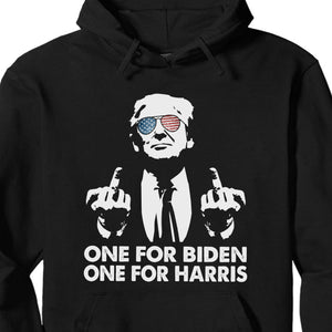 One for Biden One for Harris | Anti Biden Shirt | Republican Shirt | Trump Supporters Shirt Dark C820 - GOP