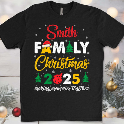 Custom Family Matching Christmas Shirt, Making Memories Together Shirt, Personalized Christmas Family Sweatshirt C843