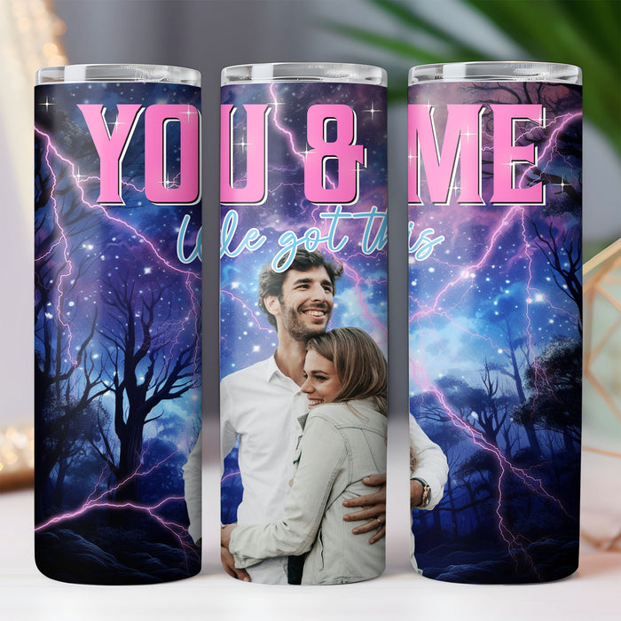 Custom Your Own Skinny Tumbler - Retro Vintage Family Portrait Skinny Tumbler - Personalized with Your Own Photo T937