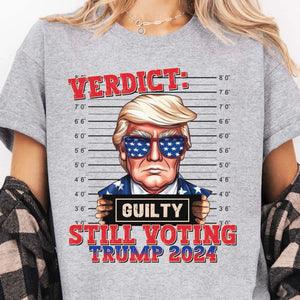 Still Voting Trump 2024 Shirt | Trump 2024 Shirt | Trump Supporters Tee | Donald Trump Shirt Bright C964 - GOP