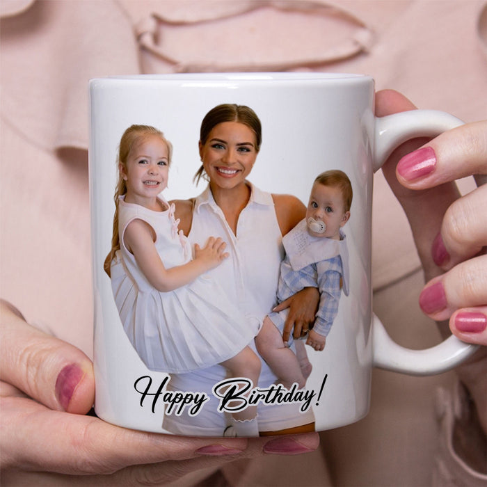 Funny Father's Day Greeting Mug | Gift from Wife Son Daughter | Live Preview Upload Photo Mug C999 - GOP