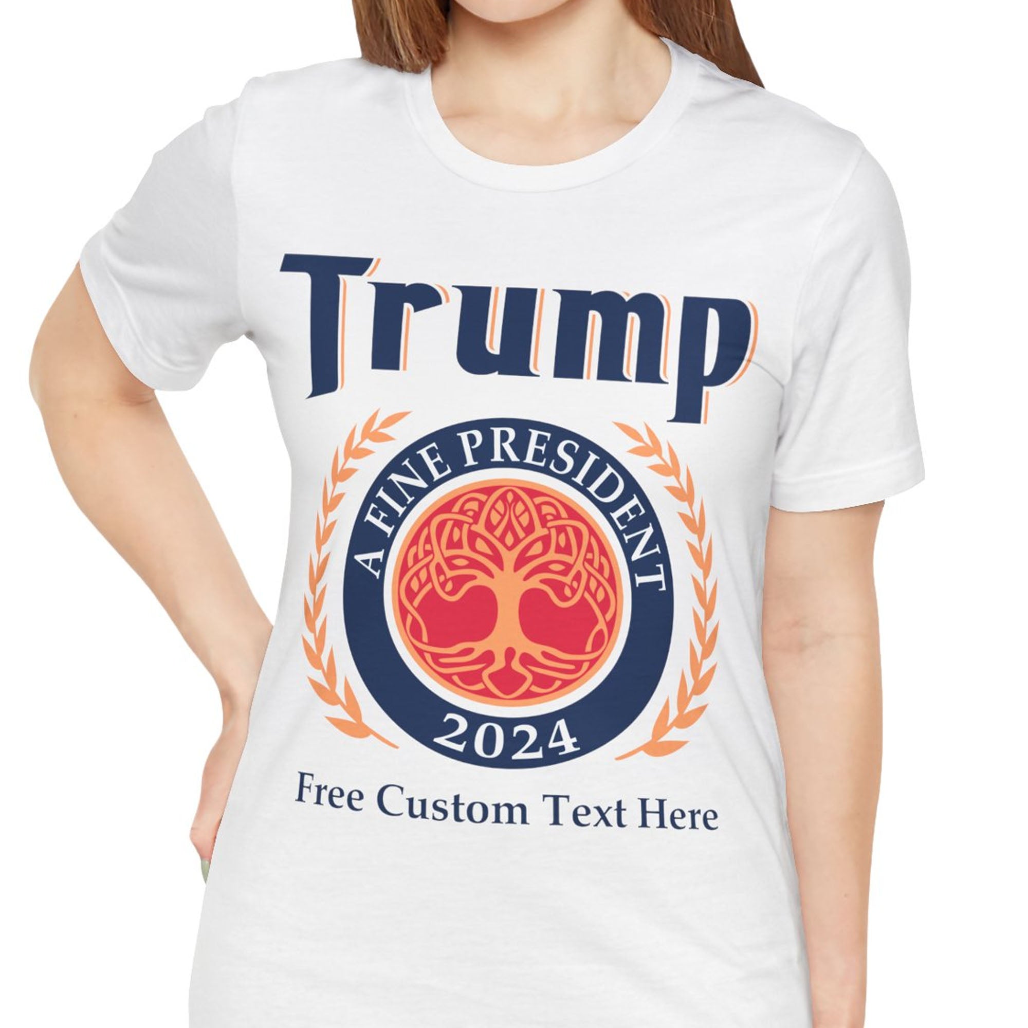 Trump 2024 A Fine President Shirt | Donald Trump Fan Tees | Personalized Custom Trump Shirt C1014 - GOP