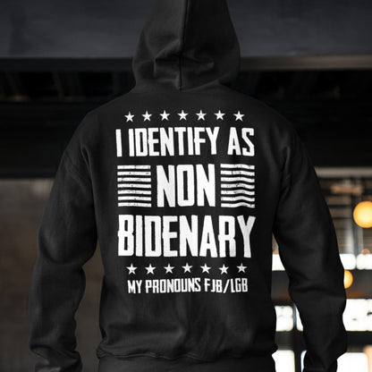 I Identify As Non Bidenary Tees | Anti Biden Shirt | Gift for Dad, Birthday Gift C1021 - GOP