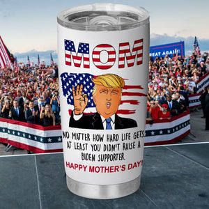 Funny Father's Day Greeting Tumbler | Gift from Wife Son Daughter | Donald Trump Fan Tumbler C1023 - GOP