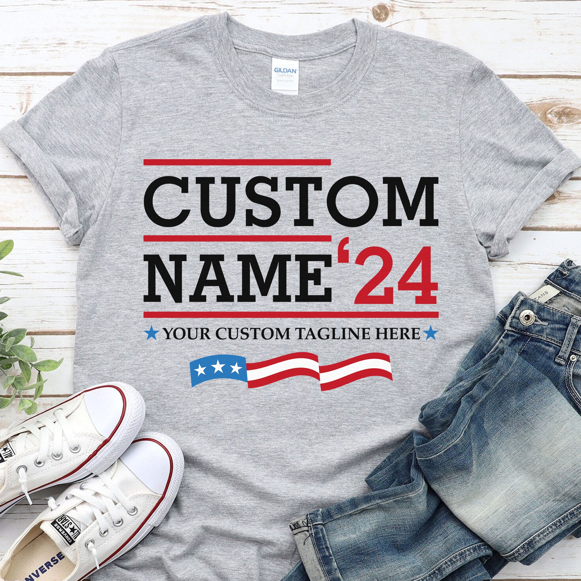 Custom Election Shirt | Personalized Election Shirt | Custom Name Tee | Custom Vote Bright Tee C1024 - GOP