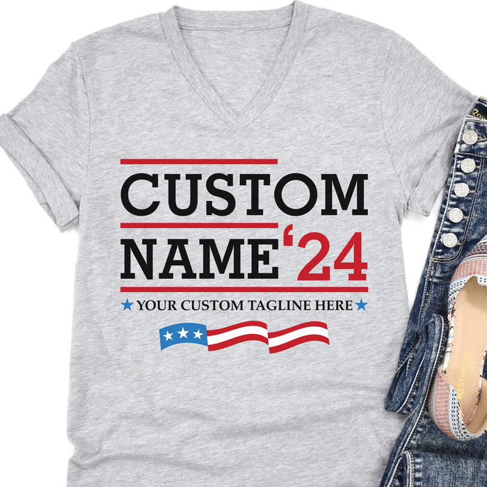 Custom Election Shirt | Personalized Election Shirt | Custom Name Tee | Custom Vote Bright Tee C1024 - GOP