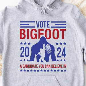 Vote Bigfoot Shirt | Funny Bigfoot for President Shirt | Funny 2024 Election Shirt | Funny Sasquatch Shirt | Bigfoot Lover Shirt | Bigfoot 2024 - T1037 - GOP