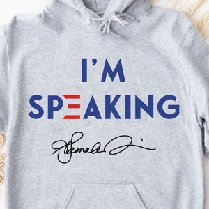 I'm Speaking Shirt | Kamala Harris 2024 Shirt | Kamala Harris Signature Shirt | Democrat Shirt Bright T1040 - KH2