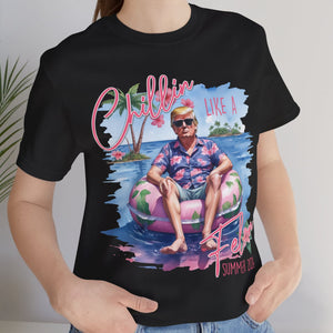 Chillin Like A Felon Summer 2024 Shirt | Trump 2024 Great Maga Shirt | I'm Voting For The Felon | Shirt Dark C1053 - GOP