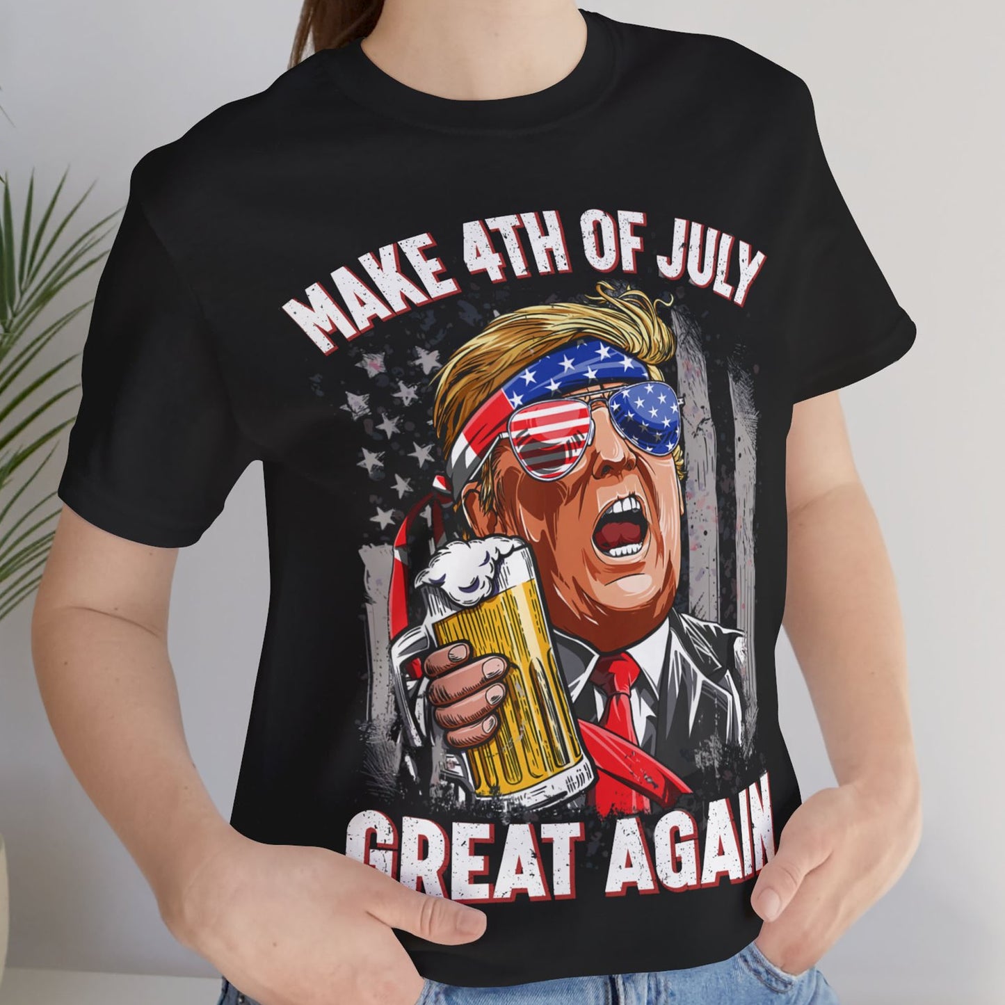 4th Of July Unisex Shirt | Trump 2024 Great Maga Shirt | Independence Day Shirt Dark C1054 - GOP