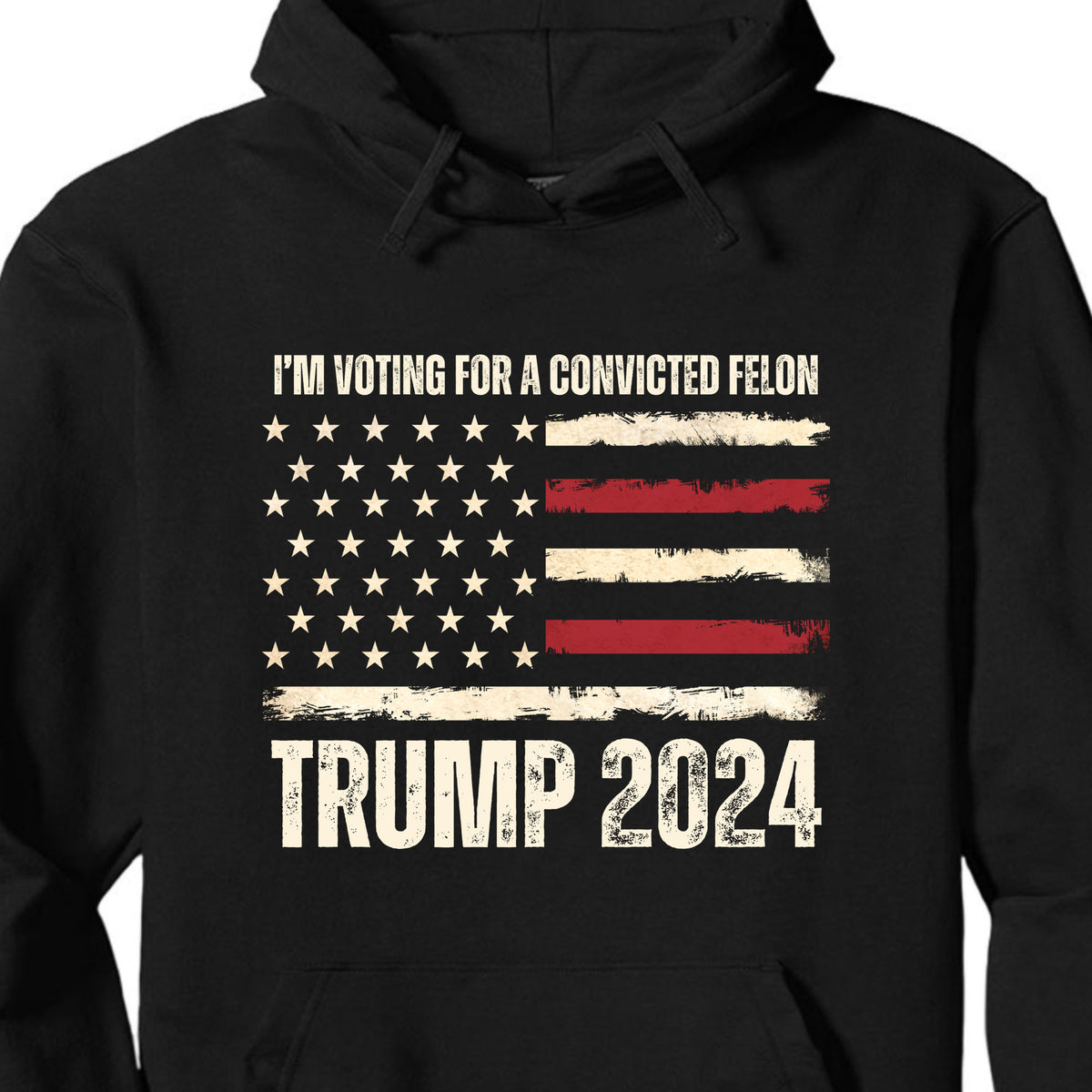 I'm Voting For A Convicted Felon Unisex Shirt | Trump 2024 Shirt | I'm Voting For The Felon Shirt | Shirt Dark C1057 - GOP