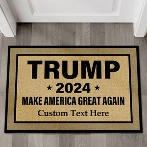 Trump 2024 Take America Back, MAGA, Save America | Donald Trump Doormat | Personalized Trump Supporters Doormat C1064 - GOP