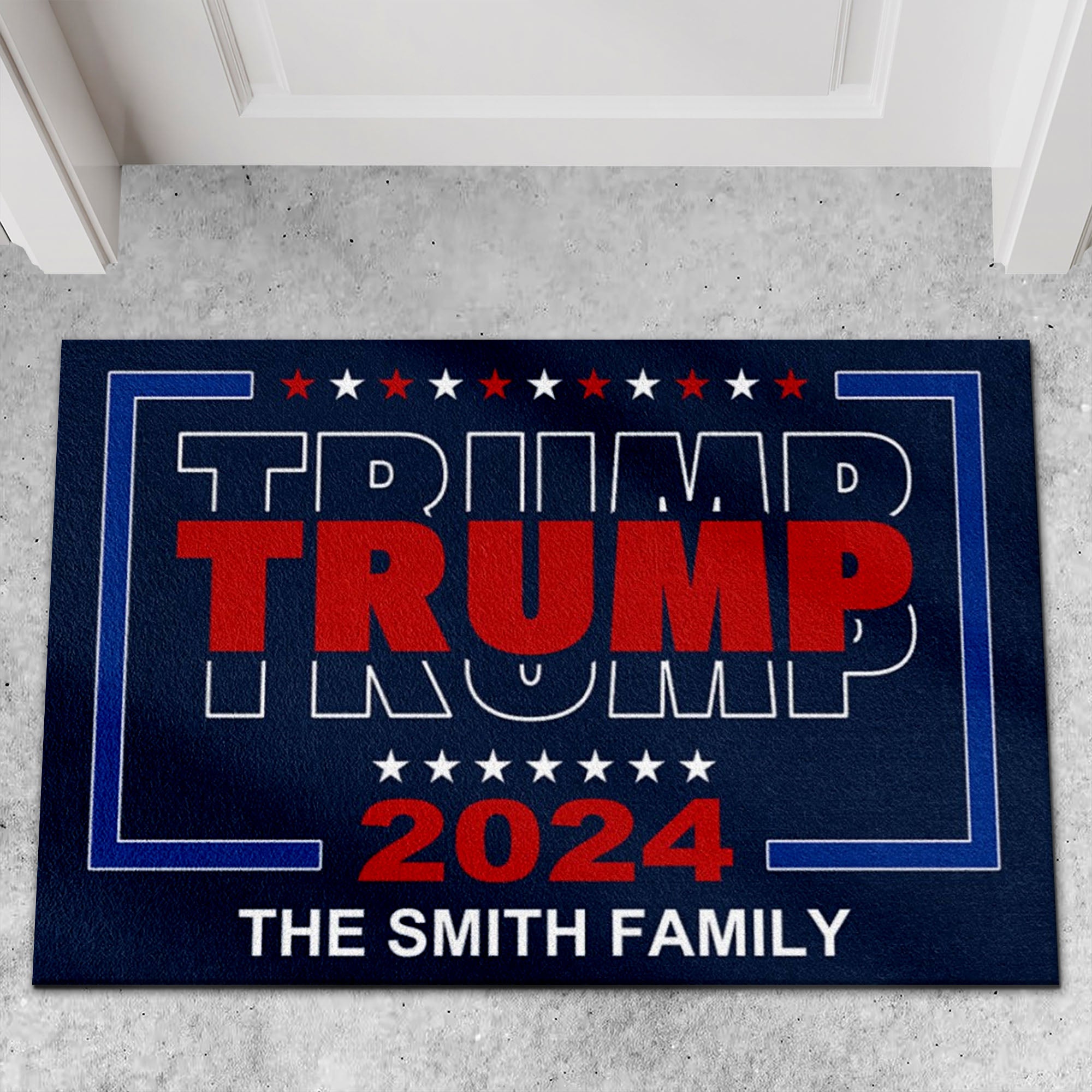 Trump 2024 Doormat | Personalized Trump Supporters Doormat C1070 - GOP