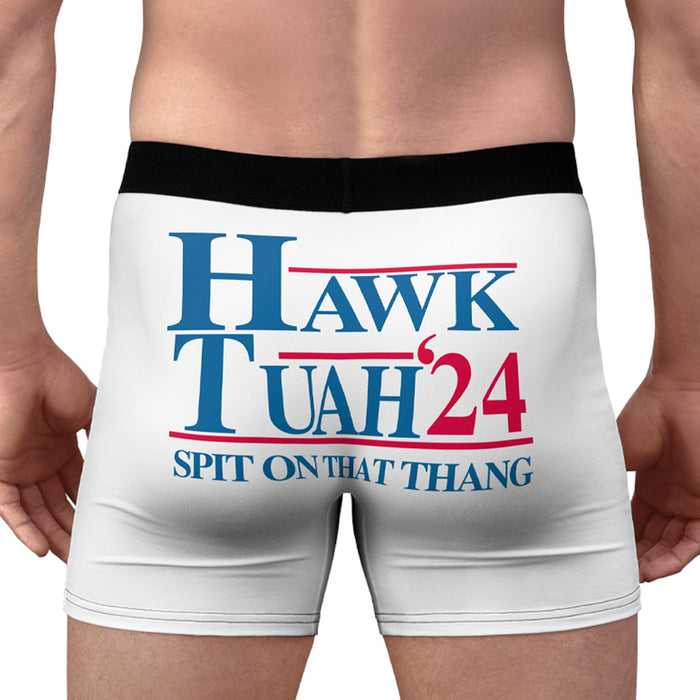 Hawk Tuah Spit On That Thang 2024 | Hawk Tuah Boxer | Election Boxer | Political Boxer Briefs C1075 - GOP