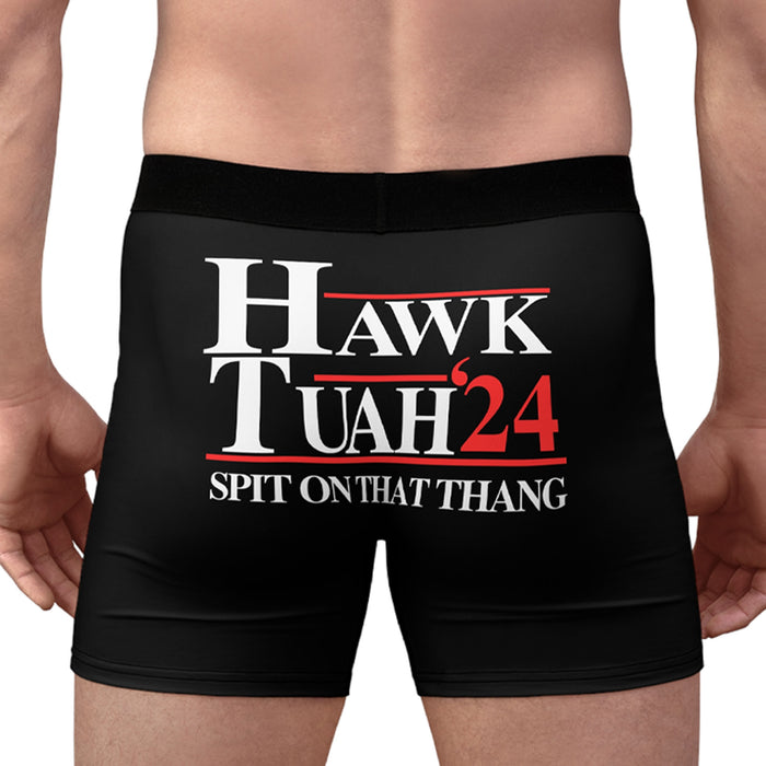 Hawk Tuah Spit On That Thang 2024 | Hawk Tuah Boxer | Election Boxer | Political Boxer Briefs C1075 - GOP