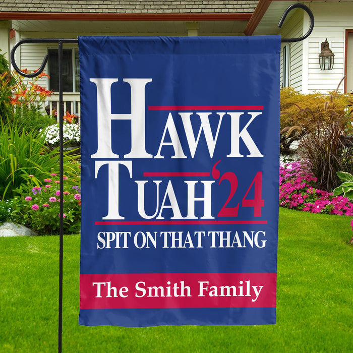 Hawk Tuah Spit On That Thang 2024 | Hawk Tuah Flag | Election Flag | Political Garden Flag C1075 - GOP