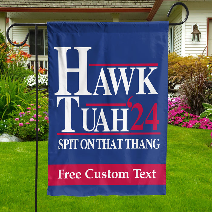 Hawk Tuah Spit On That Thang 2024 | Hawk Tuah Flag | Election Flag | Political Garden Flag C1075 - GOP