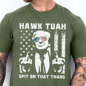 Hawk Tuah Spit On That Thang 2024 | Trump 2024 Shirt | Hawk Tuah Shirt | Trump Supporters Shirt Dark C1089 - GOP