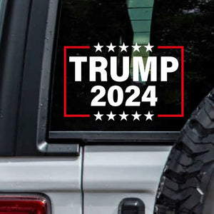 Trump 2024 Decals | Trump Supporters Decals | Car Window Decals | Donald Trump Stickers C1097 - GOP