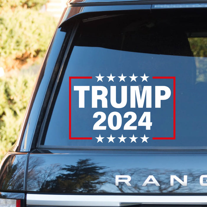 Trump 2024 Decals | Trump Supporters Decals | Car Window Decals | Donald Trump Stickers C1097 - GOP