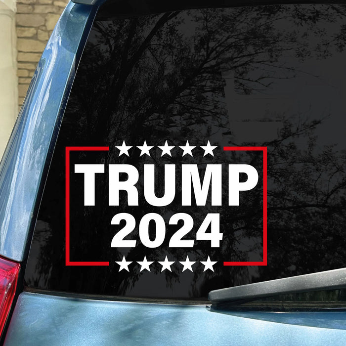 Trump 2024 Decals | Trump Supporters Decals | Car Window Decals | Donald Trump Stickers C1097 - GOP
