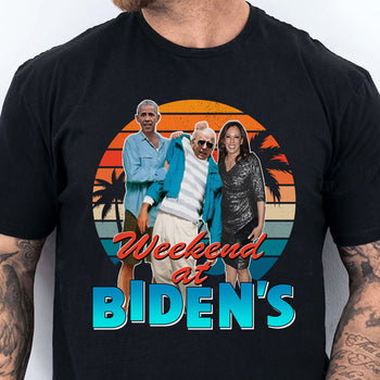 Weekend at Biden's Unisex Shirt | Anti Biden Shirt | Republican Shirt | Trump Supporters Shirt Dark C1098 - GOP
