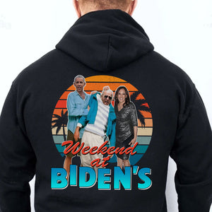 Weekend at Biden's Unisex Shirt | Anti Biden Shirt | Republican Shirt | Trump Supporters Backside Shirt Dark C1098 - GOP