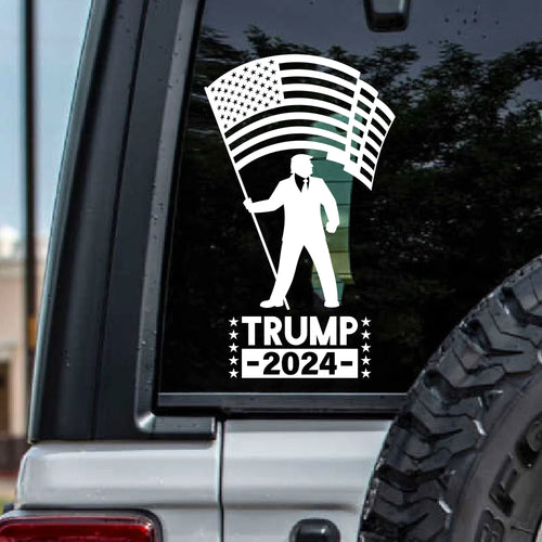 Trump 2024 Decals | Trump Supporters Decals | Car Window Decals | Donald Trump Stickers C1100 - GOP