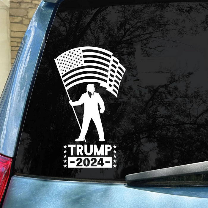 Trump 2024 Decals | Trump Supporters Decals | Car Window Decals | Donald Trump Stickers C1100 - GOP
