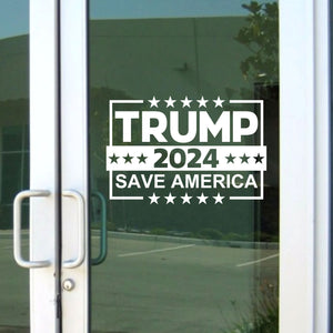 TRUMP 2024 Save America Decals | Trump Supporters Decals | Car Window Decals | Donald Trump Stickers C1102 - GOP