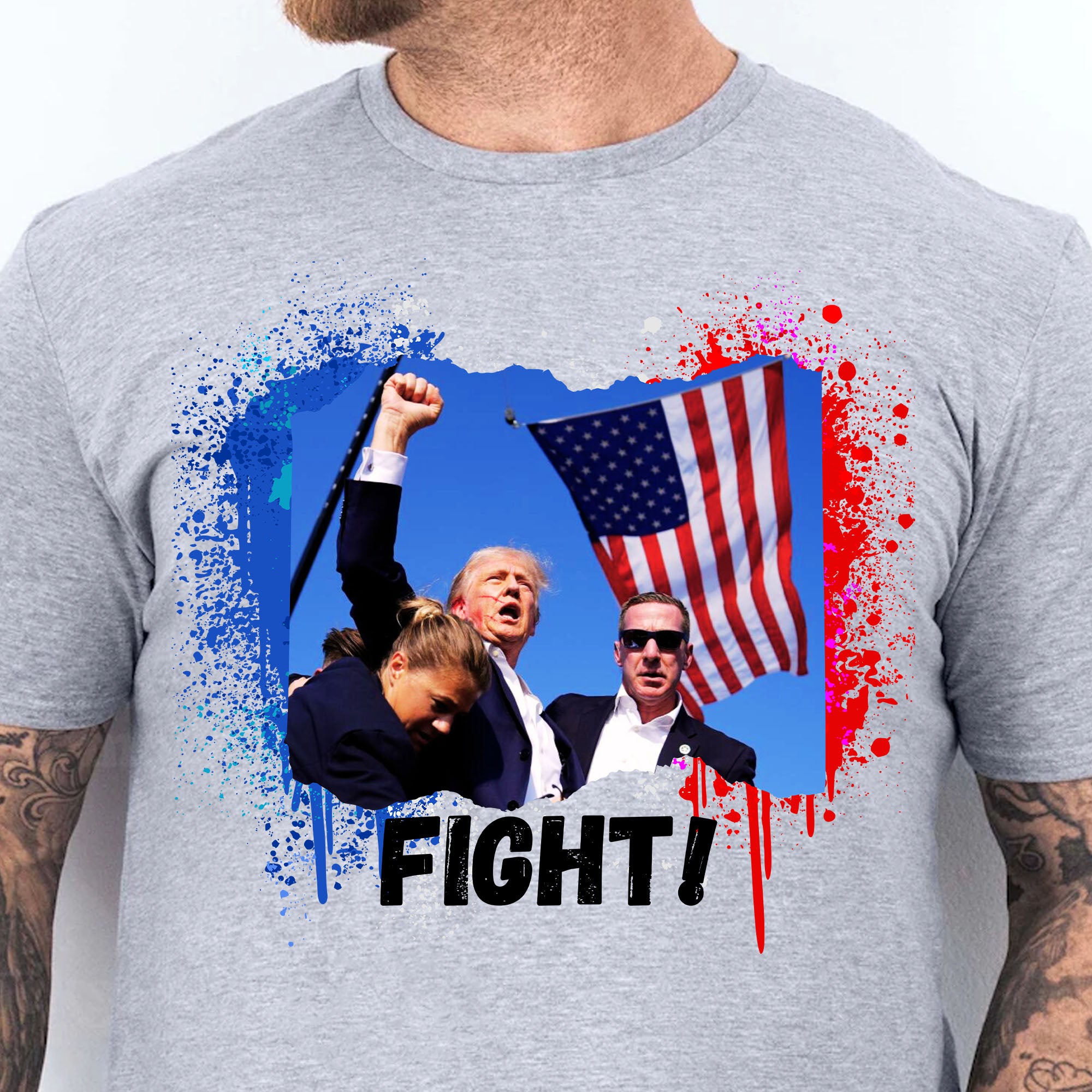 Trump Fight 2024 Shirt Pennsylvania Rally, Shirt Bright C1111 - GOP