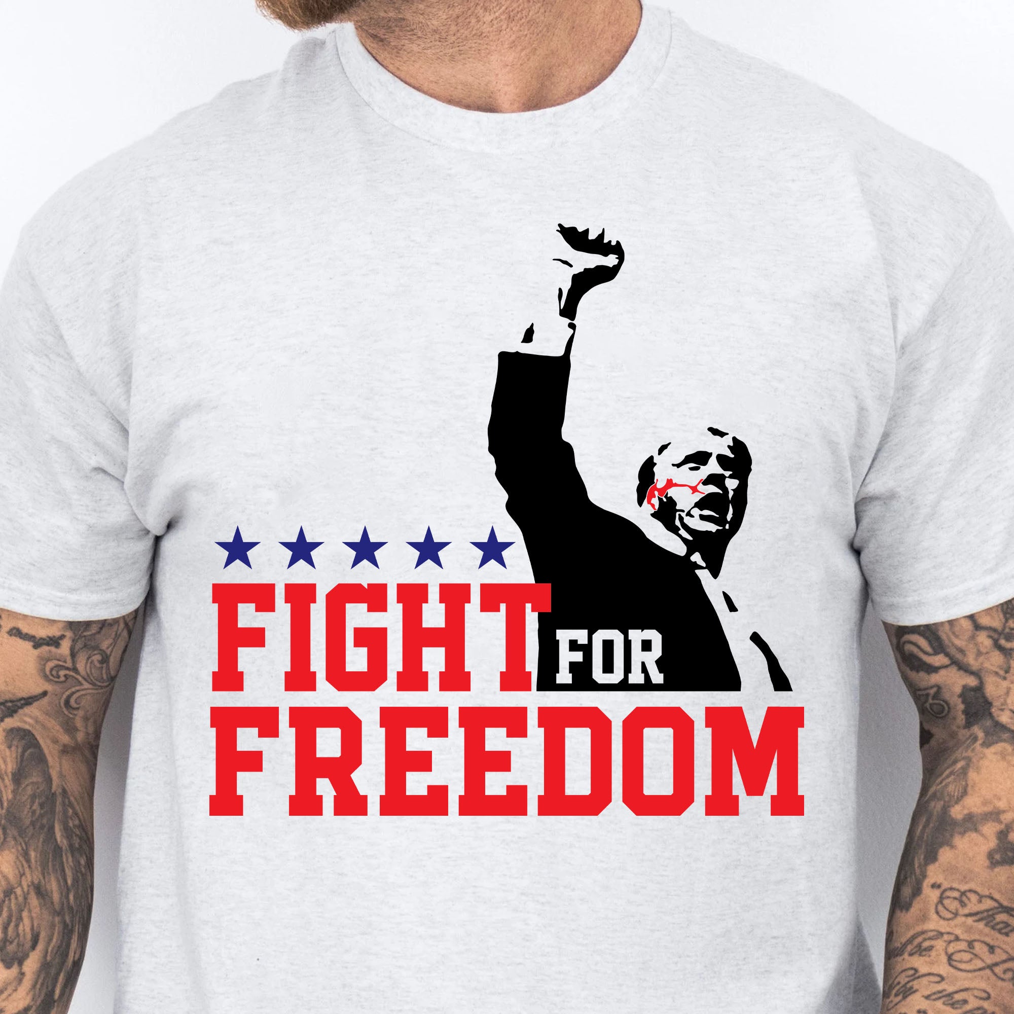 Fight For Freedom | Trump Fight 2024 Shirt Pennsylvania Rally | Shirt Bright C1114 - GOP