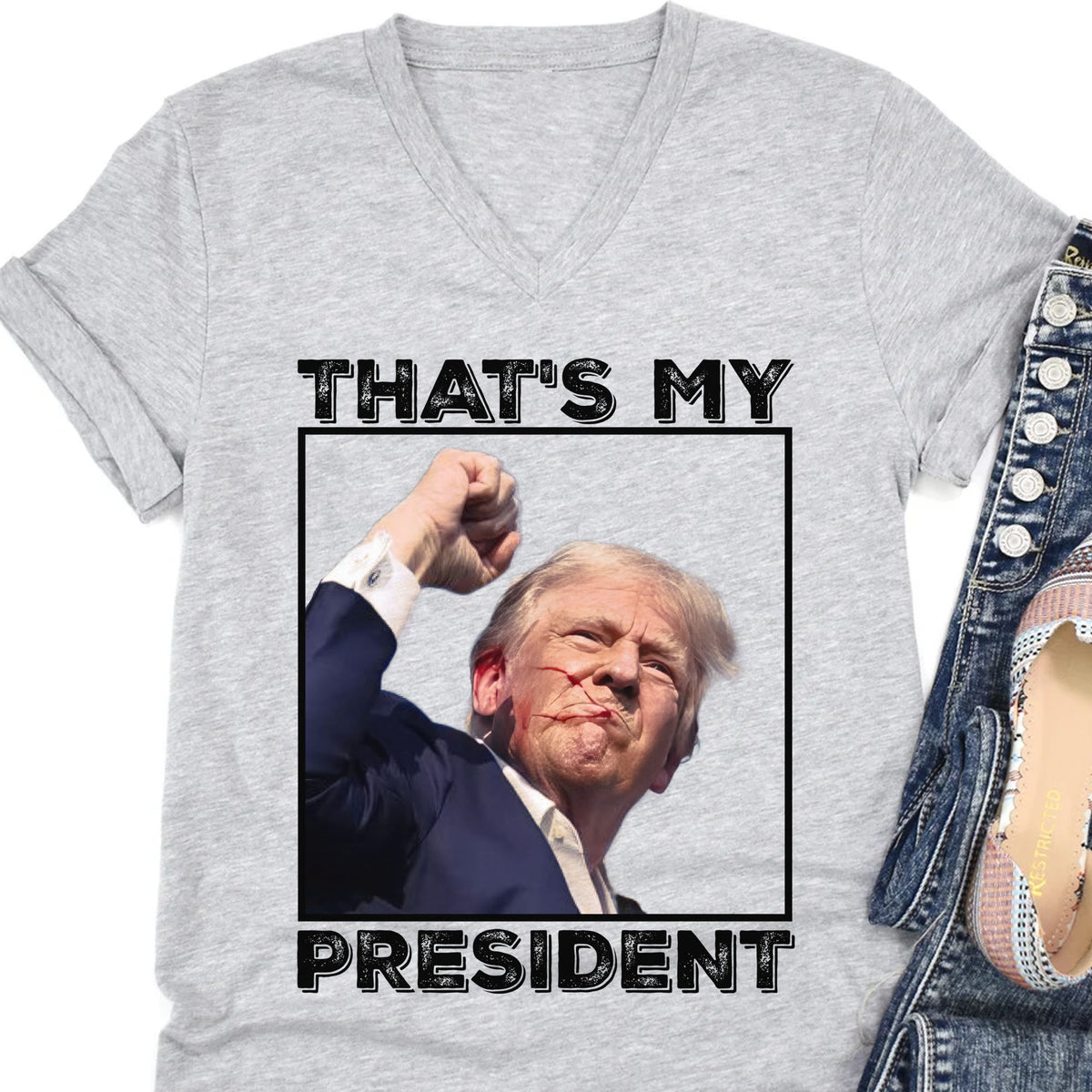 That's My President | Trump Fight Shirt | Donald Trump Shirt Bright T1118 - GOP