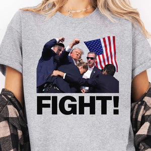 Fight | Trump Fight Shirt | Donald Trump Shirt Bright T1124- GOP