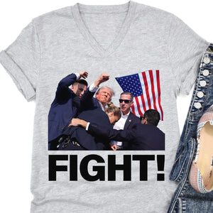 Fight | Trump Fight Shirt | Donald Trump Shirt Bright T1124- GOP