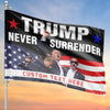 Trump Never Surrender | Trump Fight 2024 Flag | Trump Pennsylvania Rally | Trump Fight House Flag C1125 - GOP