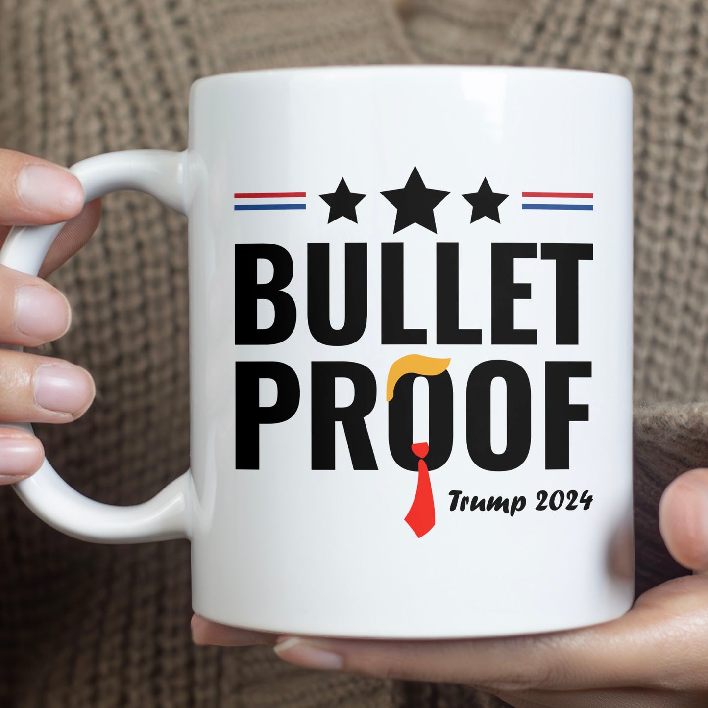 Bullet Proof | Trump Fight 2024 Mug | Trump Pennsylvania Rally | Trump Fight Mug T1127 - GOP