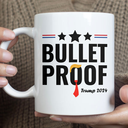 Bullet Proof | Trump Fight 2024 Mug | Trump Pennsylvania Rally | Trump Fight Mug T1127 - GOP