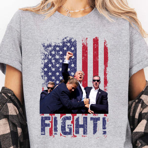 Trump Fight 2024 Shirt | Trump 2024 Pennsylvania Rally | Trump Supporters Shirt Bright T1128 - GOP